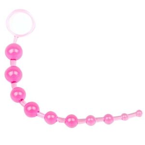 Pink Chain Of 10 Anal Beads