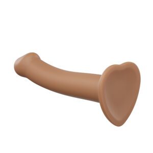 Strap On Me Silicone Dual Density Bendable Dildo Small Caramel