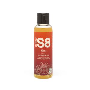 S8 Relax Erotic Massage Oil Green Tea and Lilac Blossom 125ml
