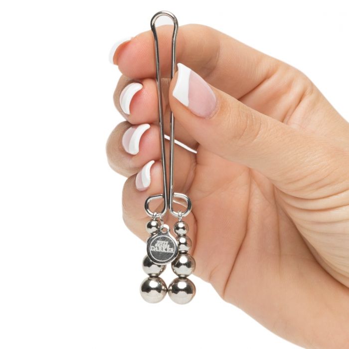 FIFTY SHADES DARKER JUST SENSATION BEADED CLITORAL CLAMP